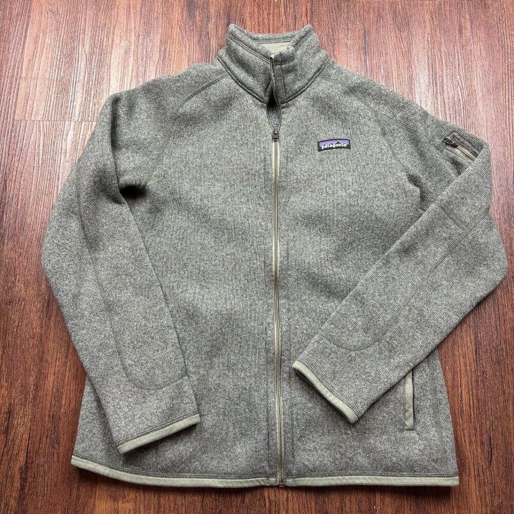 Patagonia Better Sweater Full Zip Fleece Hemlock Green Women’s Size Medium